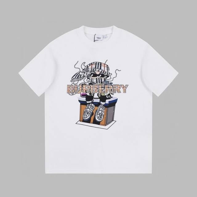 New model number: Ld02 Ldldr Burberry new short-sleeved shirt, classic logo pri