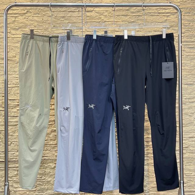 Arc'teryx 25Ss summer new embroidered men's outdoor quick-drying casual trousers