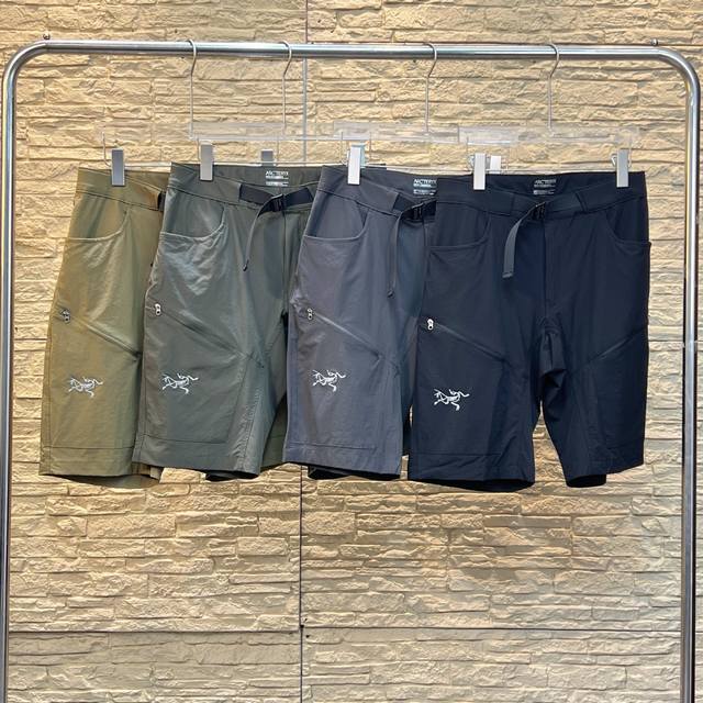 Arc'teryx 25Ss new summer men's embroidered outdoor casual shorts. The Arc'teryx