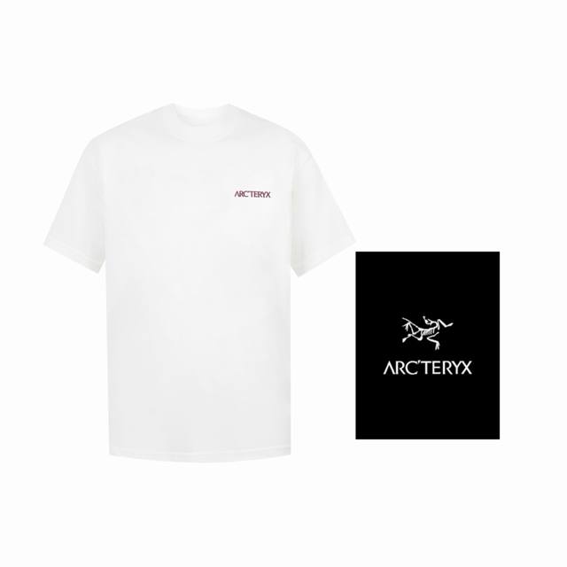 Nd07 [Ayc Teryx] 2025Fw short-sleeved T-shirt with bird letter logo, heavy-duty