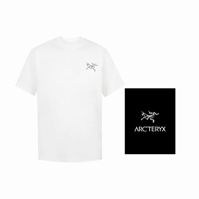 Nd01 [Ayc Teryx ] 2025Fw short-sleeved T-shirt with bird letter logo print High-