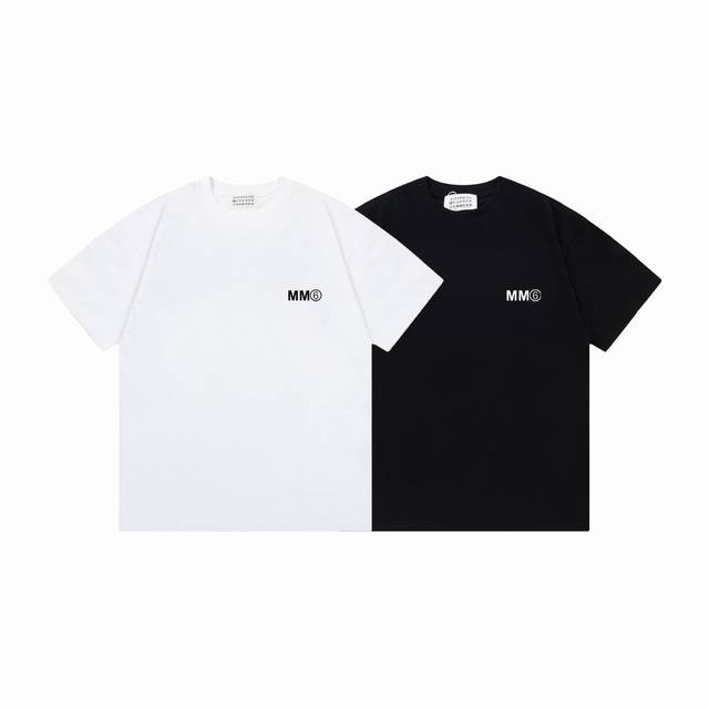 Md743# Maison Margiela 25Ss small logo Mm6 Logo T-shirt short sleeves New spring