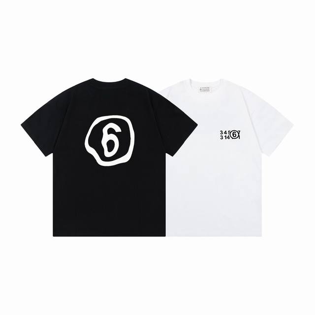 Md726# Maison Margiela 25Ss letter print logo shirt short sleeves New spring and