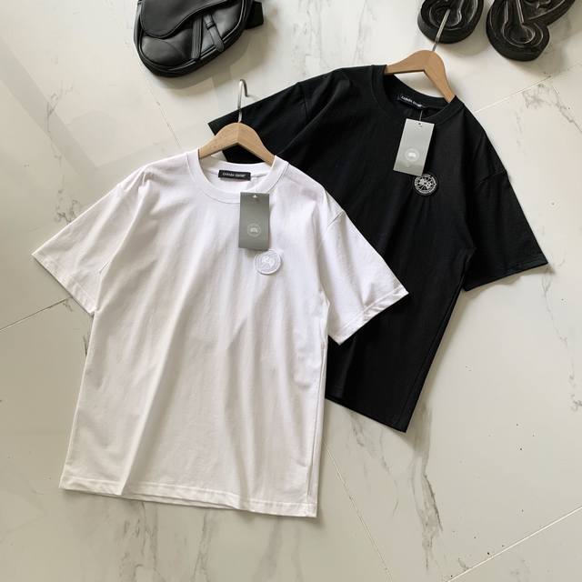 Canada Goose Canada Goose Gladstone men's embroidered logo T-shirt short sleeve