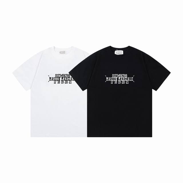 Md718# Maison Margiela 25Ss Letter Mm6 Printed Logot T-shirt Short Sleeves New S