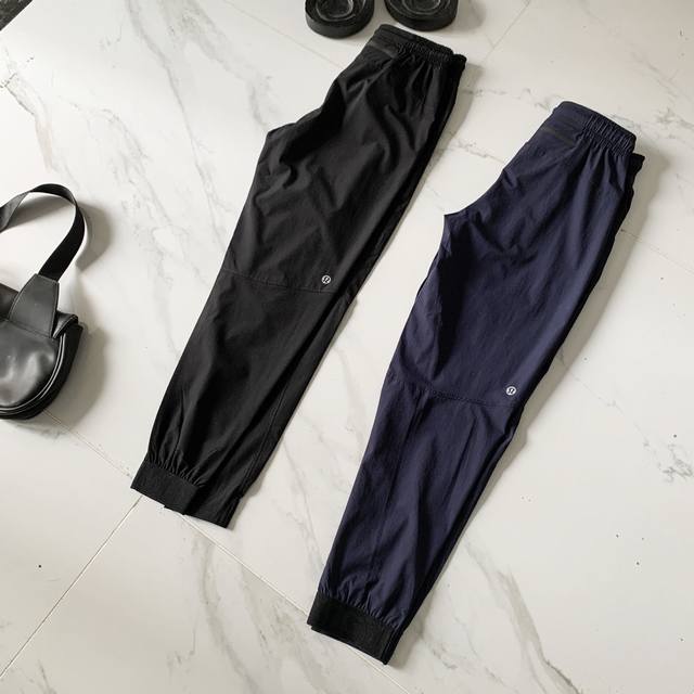 Lulu summer thin quick-drying ice-feel stretch trousers, made of nylon fabric, a