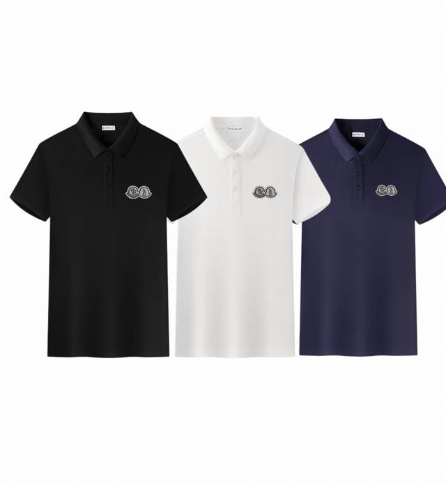 New model number: M2006 Moncler 2025 new short-sleeved lapel Polo shirt Customi