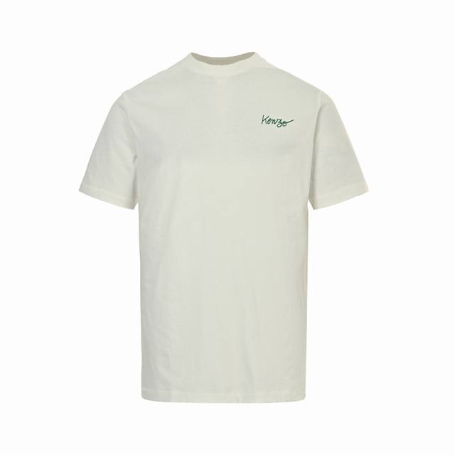 Kenzo Takada Kenzo Begonia flower print short sleeves The fabric is made of doub