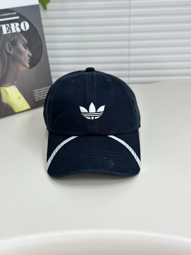 Adidas Adidas Trefoil Logo Lace-up Baseball Cap Real shot without filter The top