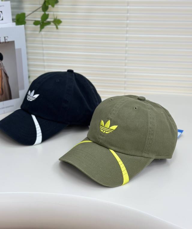 Adidas Adidas Trefoil Logo Lace-up Baseball Cap Real shot without filter The top