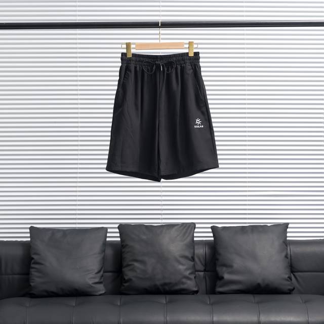 KailasحKailas embroidered shorts quick-drying Color: Black Size: M-3Xl DDD