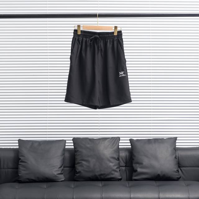 Arc'teryxحArc'teryx embroidered logo shorts quick-drying Color: Black Size: M-3X