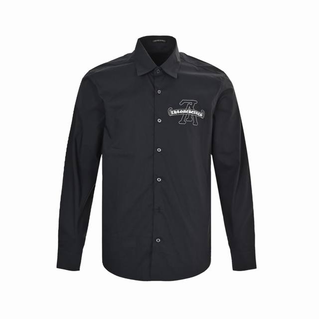 Louis Vuitton Louis Vuitton Crosby co-branded embroidered logo shirt is made of