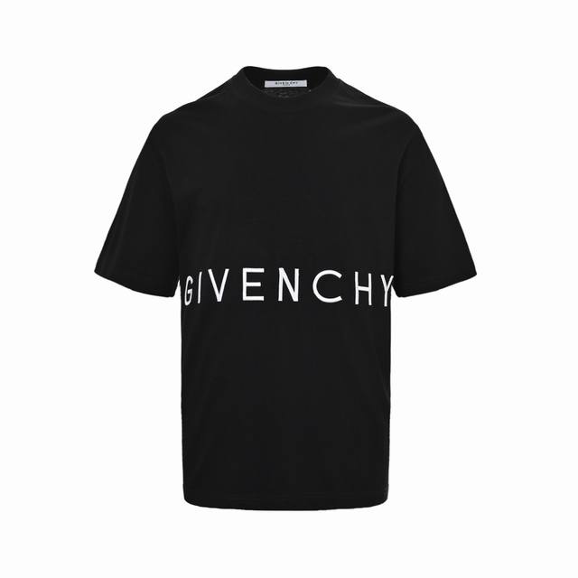 Givenchy Givenchy front and back embroidered logo short sleeves Made of 50s merc