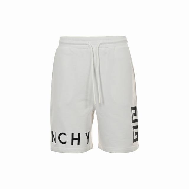 Givenchy Logo Embroidered Shorts The fabric is made of 380G pure cotton terry f