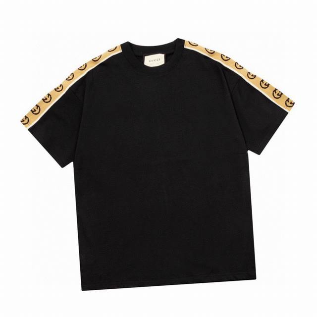 Gucci New summer style Double G webbing on both sides Round neck short sleeves 2