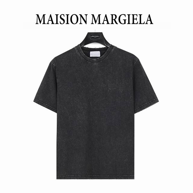 Maisonmargiela Margiela 25Ss back digital toothbrush embroidery horse-washed sho