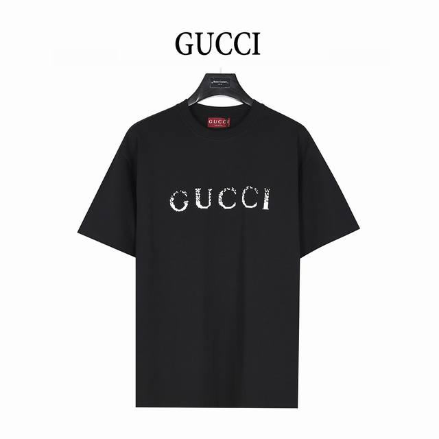 Gucci Gucci 25Ss Simple Logo Gradient Mottled Print Short Sleeve T-shirt The new