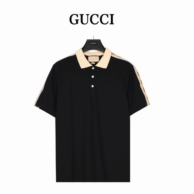 Gucci Reflective Webbing Polo Shirt Purchase genuine product Difference in patte