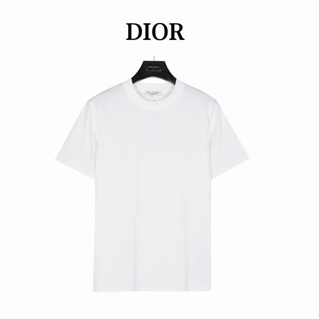 Dior Dior classic Cd embroidered letter short sleeves are made of customized fab
