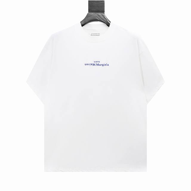 High version Maisonmargiela Margiela reverse letter print short sleeves, unisex