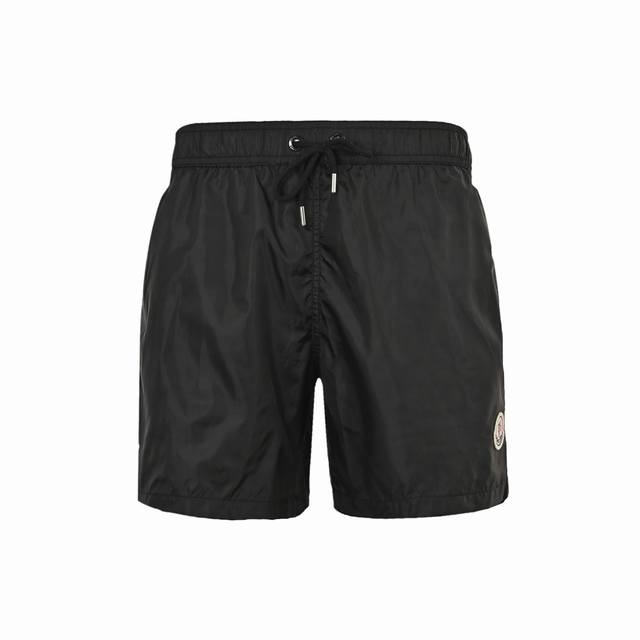 Moncler 24Ss short classic logo beach shorts are made of quick-drying nylon fabr