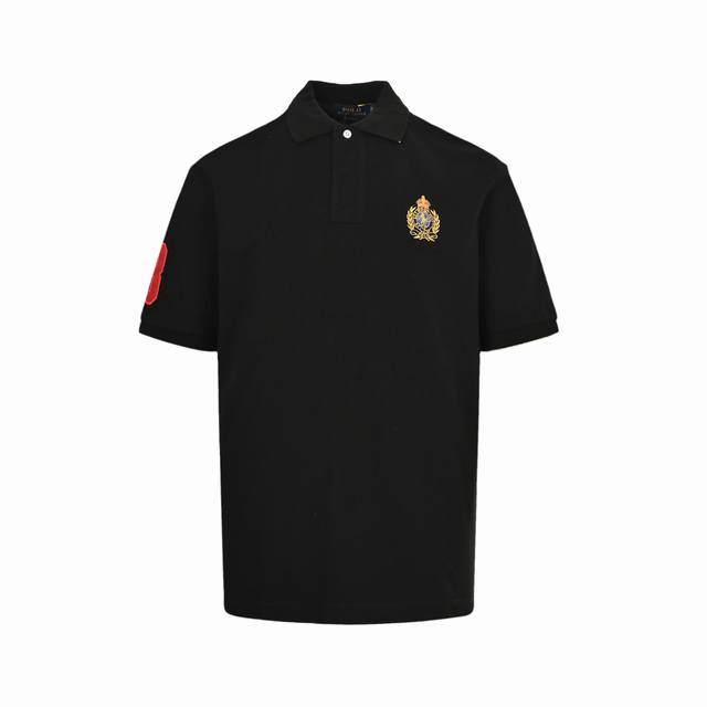 Ralph Lauren Ralph Lauren gold horse logo with three ponies embroidered on the b
