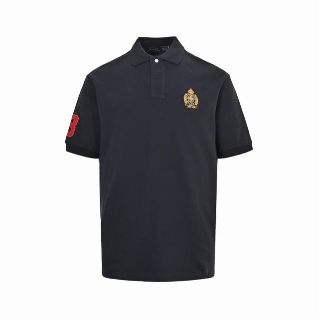 Ralph Lauren Ralph Lauren gold horse logo with three ponies embroidered on the b