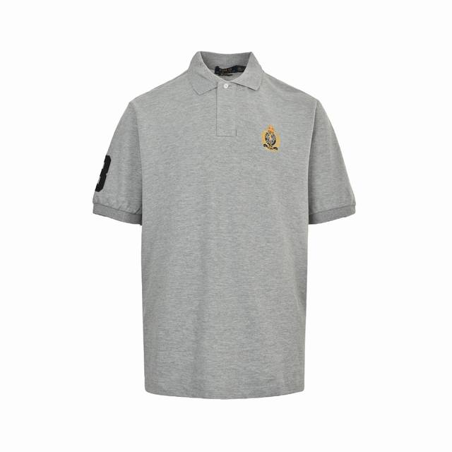 Ralph Lauren Ralph Lauren gold horse logo with three ponies embroidered on the b