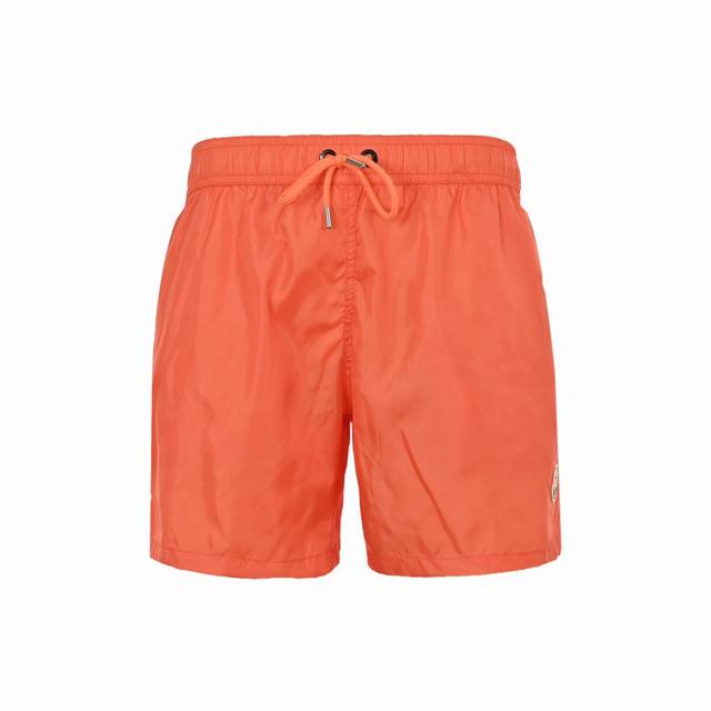Moncler 24Ss short classic logo beach shorts are made of quick-drying nylon fabr