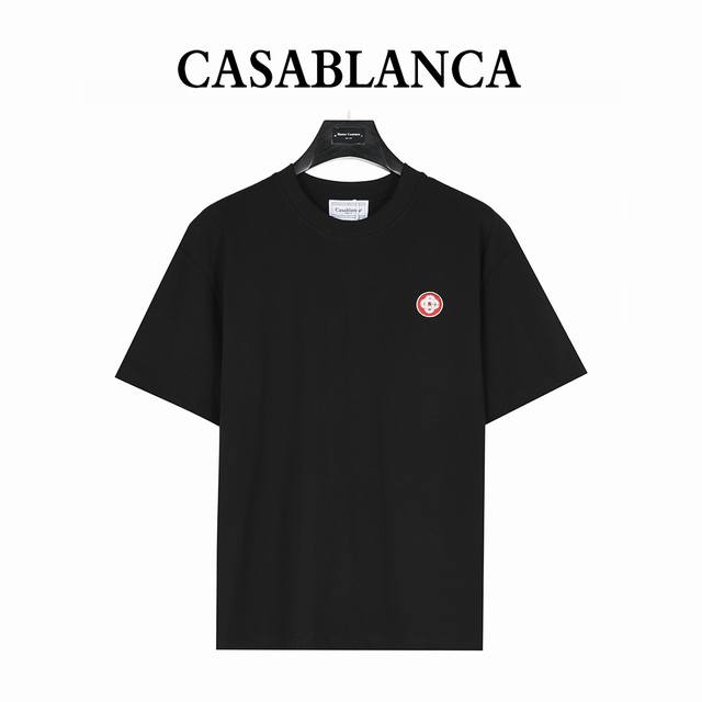 Casablanca Casablanca 25Ss Chinese knot 3D embroidered short-sleeved T-shirt The