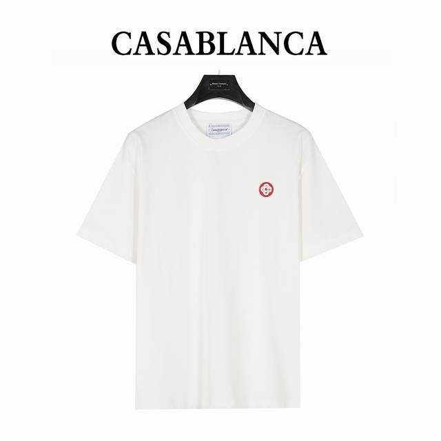 Casablanca Casablanca 25Ss Chinese knot 3D embroidered short-sleeved T-shirt The
