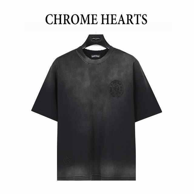 Chromehearts Chromehearts 25Ss horseshoe patch embroidery burnt flower washed ho