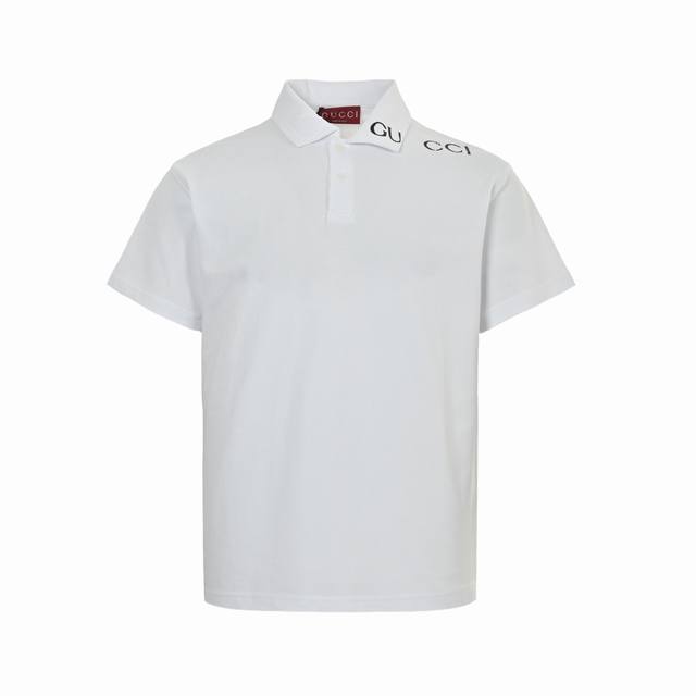 Gucci Gucci 25Ss Neckline Letter Print Polo Short Sleeves The 2025 Gucci Early S