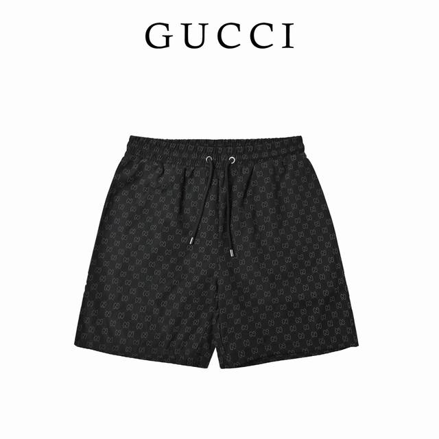 Gucci Gucci Double G full print jacquard beach shorts The original version was p