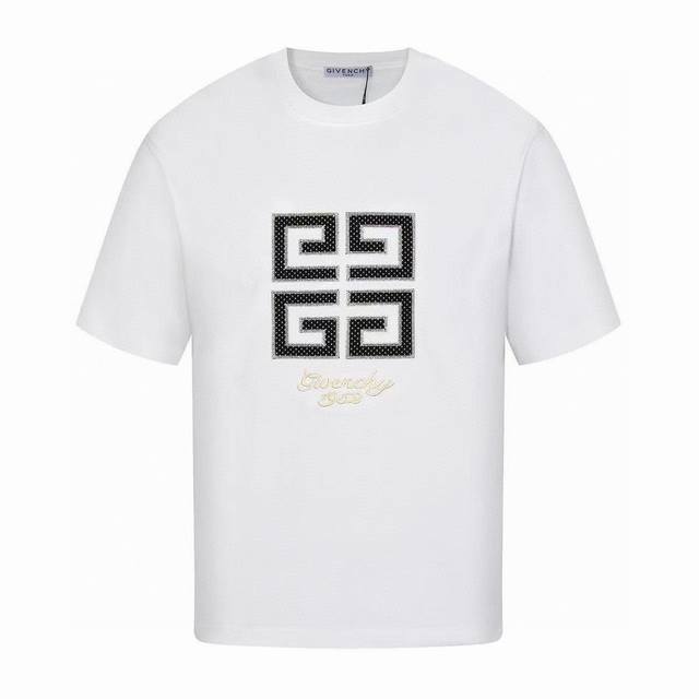 Givenchy Summer new mesh embroidered letter round neck short-sleeved T-shirt, m