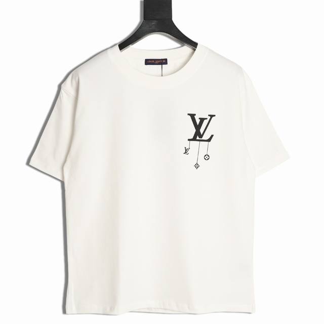 Louis Vuitton Lv 25Ss pendant print short-sleeved T-shirt The fabric is made of