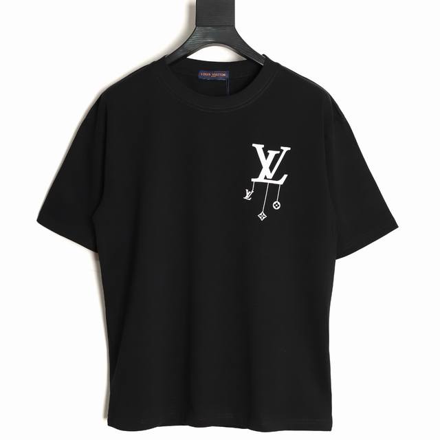 Louis Vuitton Lv 25Ss pendant print short-sleeved T-shirt The fabric is made of