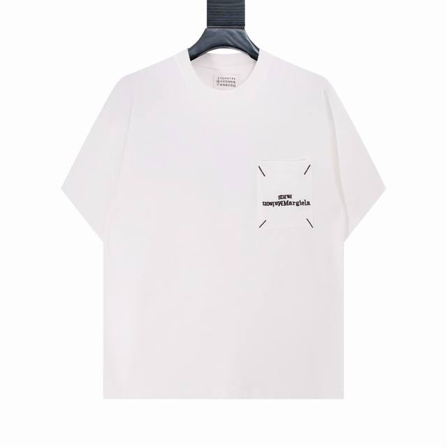 High version Maisonmargiela Margiela digital print short sleeves, unisex. Chest