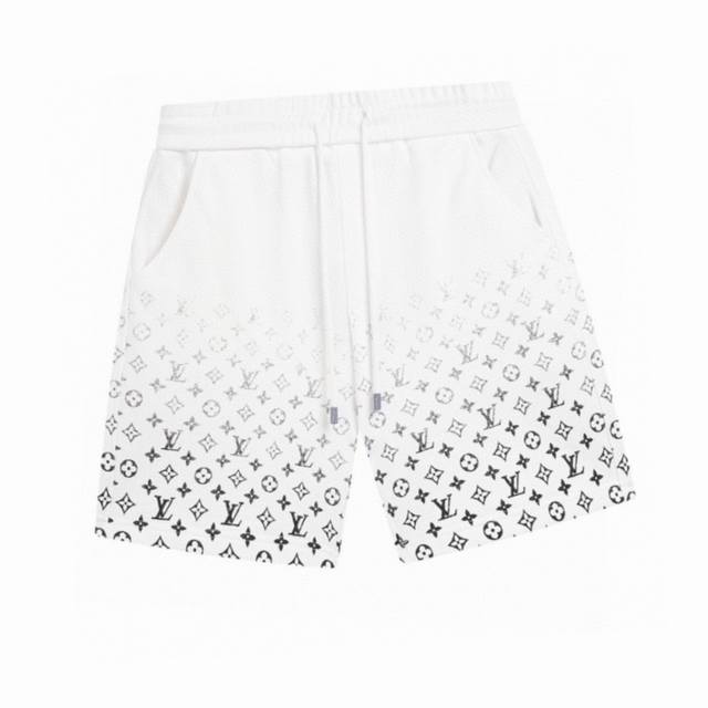 Louis Vuitton New summer style, classic old flower gradient print casual shorts,