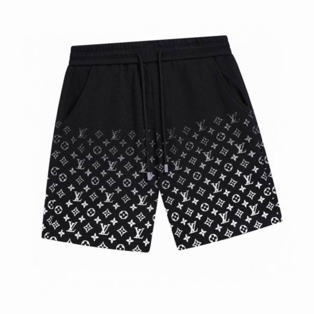 Louis Vuitton New summer style, classic old flower gradient print casual shorts,