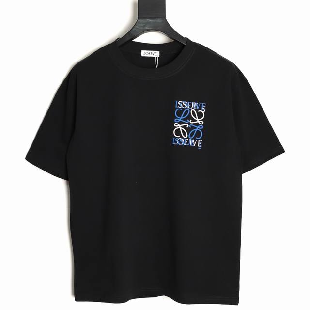 Loewe 25Ss Overlapping Letter Short Sleeve T-shirt The fabric is made of customi