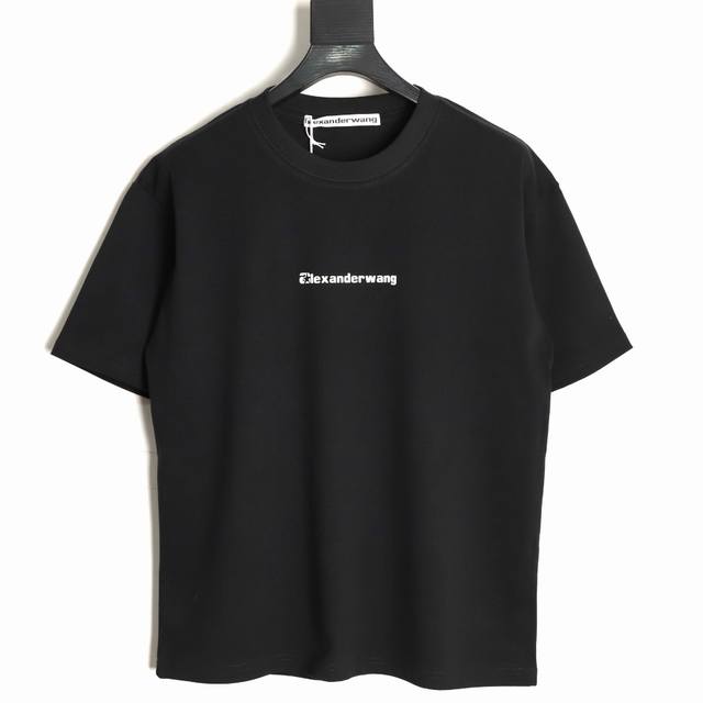 Alexander Wang 25Ss Star Letter Short Sleeve T-shirt The fabric is made of custo