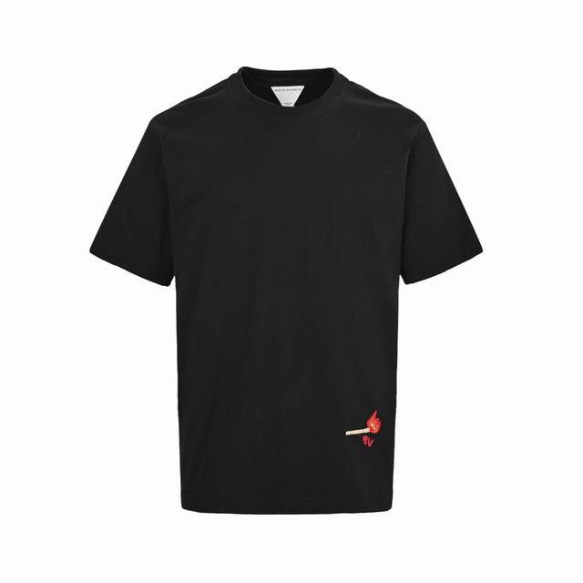 Bottega Veneta Bv 25Ss Matchstick embroidery short sleeves Made of cotton fabric