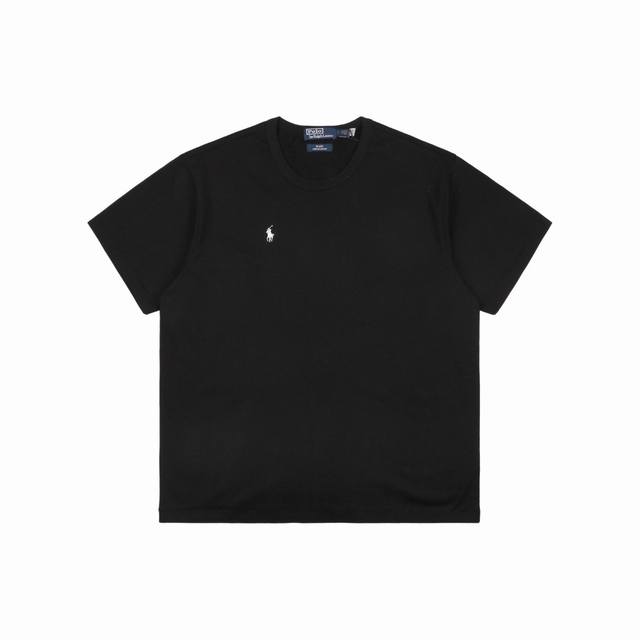 Beams X Polo Ralph Lauren 23Ss Pony Embroidered Short Sleeve - Black Since the s