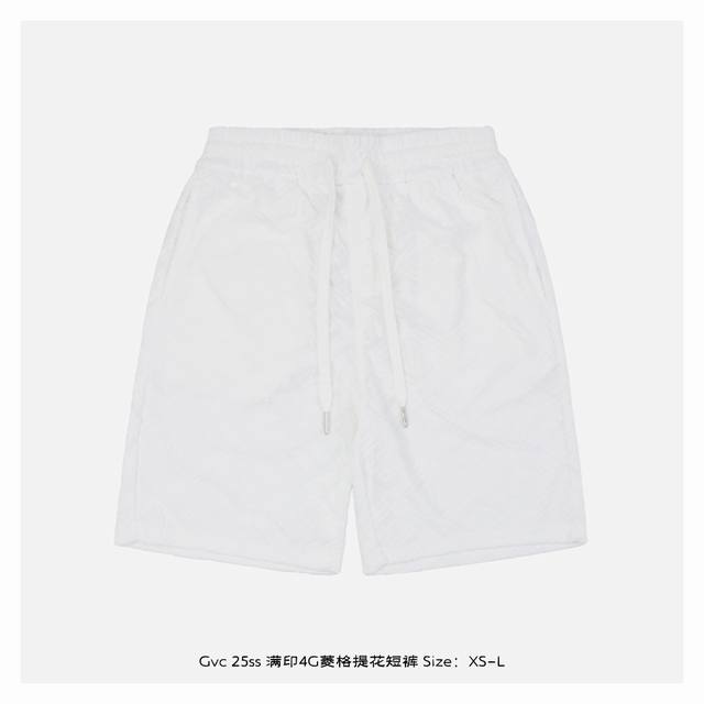 Givenchy 25Ss full print 4G diamond jacquard shorts Inspired by the retro style
