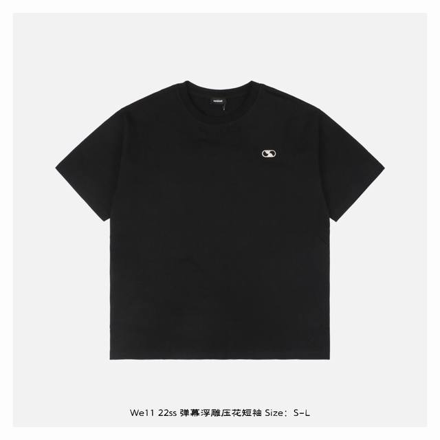 We11Done 22Ss Barrage embossed short sleeves The fabric is made of customized 35
