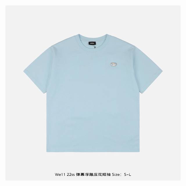 We11Done 22Ss Barrage embossed short sleeves The fabric is made of customized 35