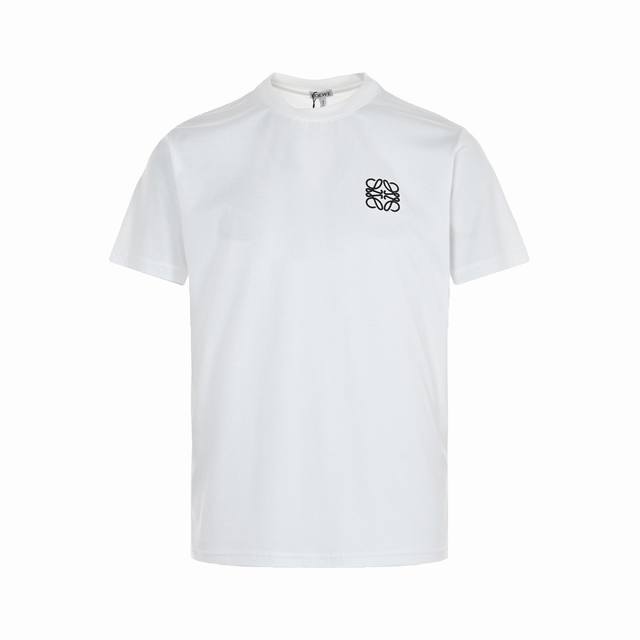 Loewe classic embroidered Logo short sleeves Original operation Custom-woven and