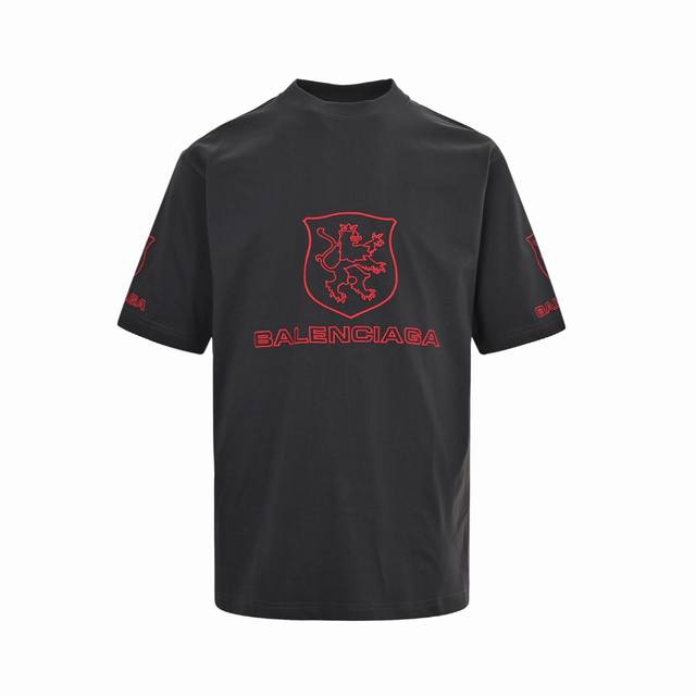 Balenciaga Balenciaga 25Ss Lion Club embroidered logo short sleeves Public price
